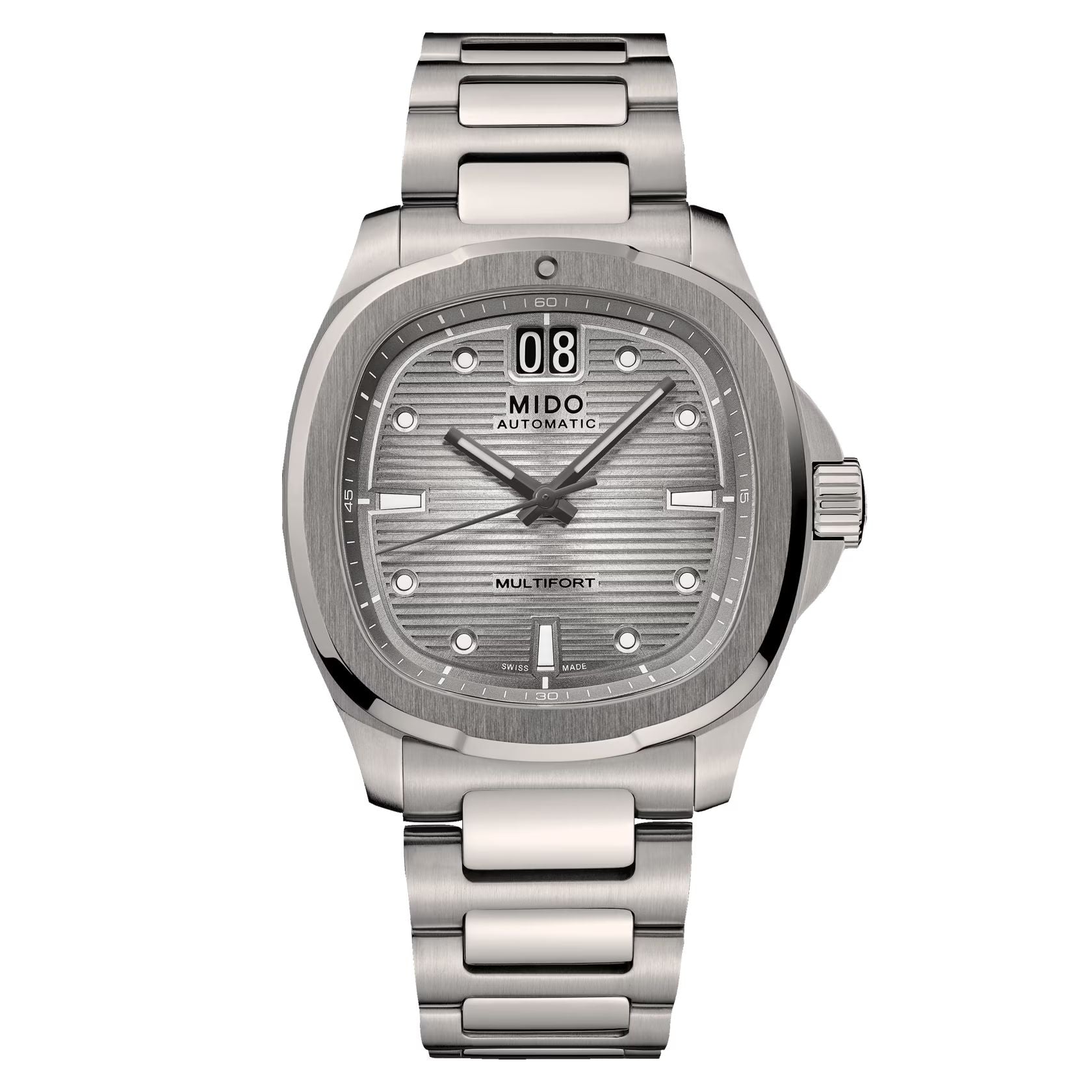 Orologio Uomo Mido Automatico Multifort TV Gran Data Titanio M0495264408100